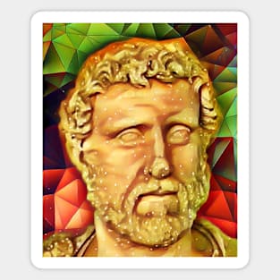 Appian of Alexandria Snow Portrait | Appian of Alexandria Artwork 15 Magnet